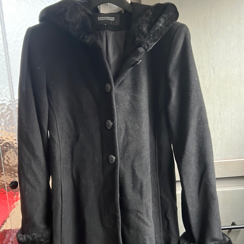 Long black coat